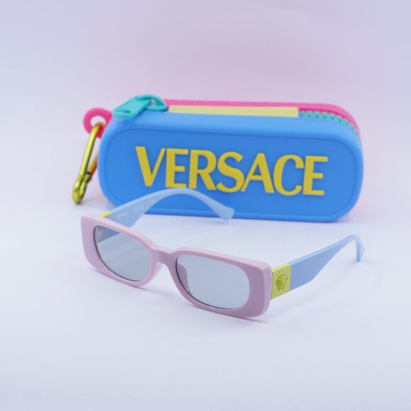 Versace Kids VK4003U 5440CV Rectangle Sunglasses - Pink/Blue/Light Grey - Picture 3 of 10